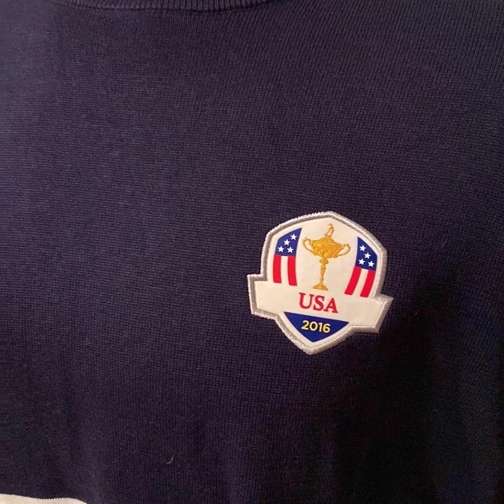 NWT RLX Ralph Lauren Men’s Extra Large USA Golf 2016 Ryder Cup Pullover Sweater
